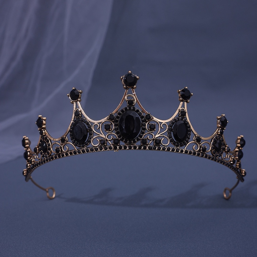 Elegant Black Tiara